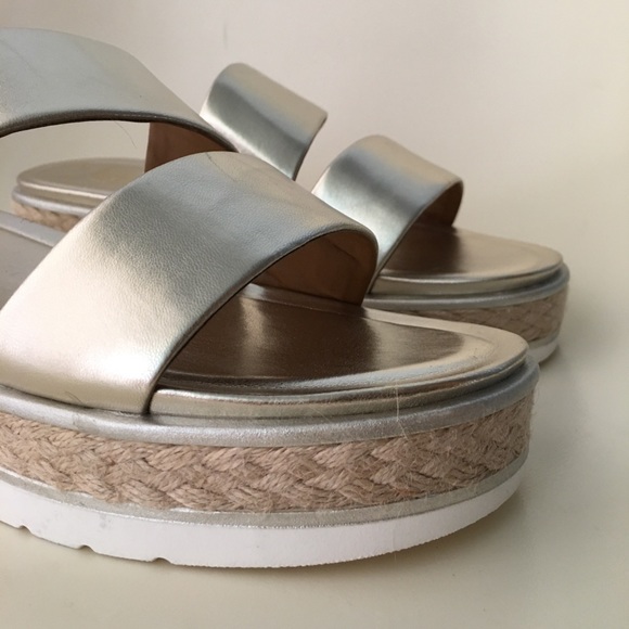 Franco Sarto Platform Espadrille Sandal Sz 10 - Picture 4 of 9